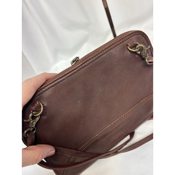 Free People We the Free Traveler Bag Wallet Crossbody Brown Leather Convertible - Picture 5 of 16